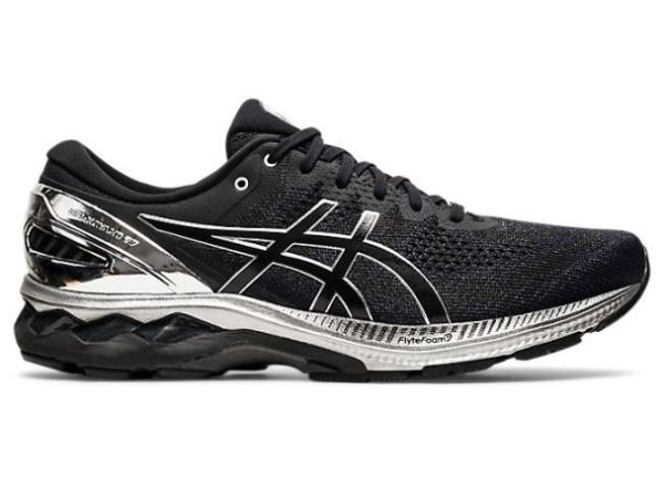 ASICS SHOES | GEl-KAYANO 27 PLATINUM - Black/Pure Silver