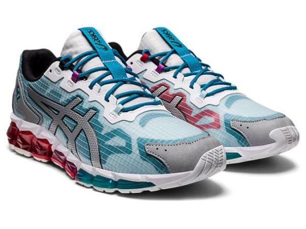 ASICS SHOES | GEL-QUANTUM 360 6 - Classic Red/Teal Blue