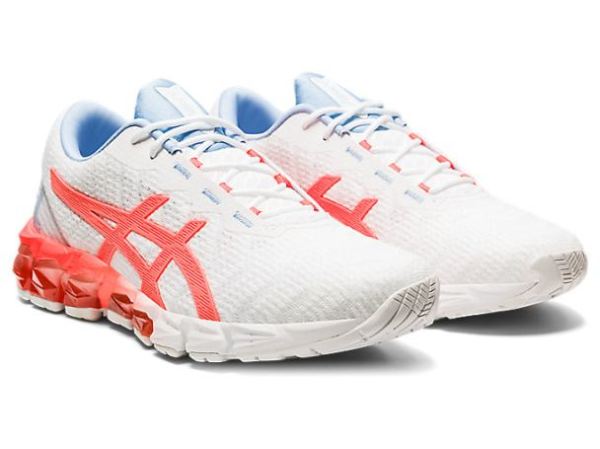 ASICS SHOES | GEL-QUANTUM 180 5 - White/Sunrise Red