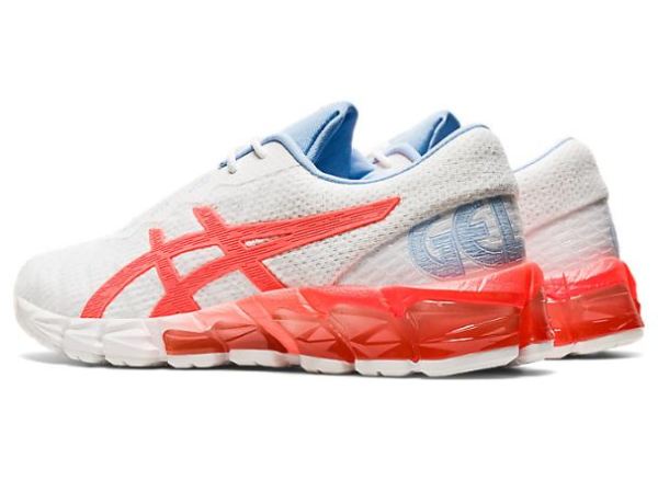 ASICS SHOES | GEL-QUANTUM 180 5 - White/Sunrise Red