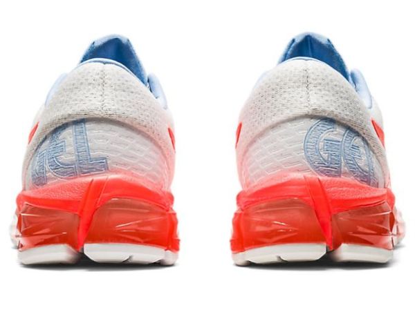 ASICS SHOES | GEL-QUANTUM 180 5 - White/Sunrise Red