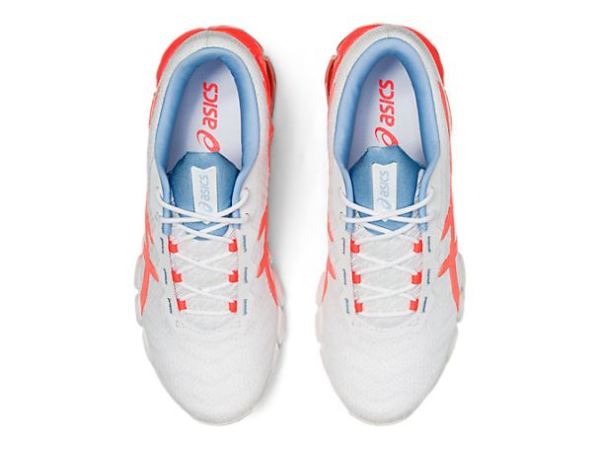 ASICS SHOES | GEL-QUANTUM 180 5 - White/Sunrise Red