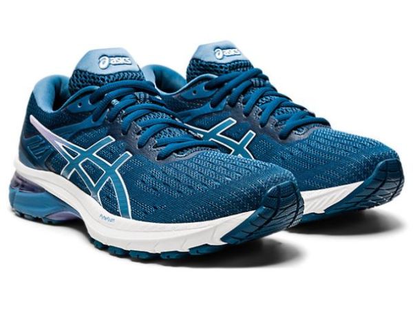 ASICS SHOES | GT-2000 9 (D) - Mako Blue/Grey Floss