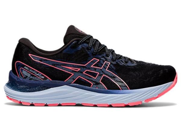 ASICS SHOES | GEL-CUMULUS 23 - Black/Blazing Coral