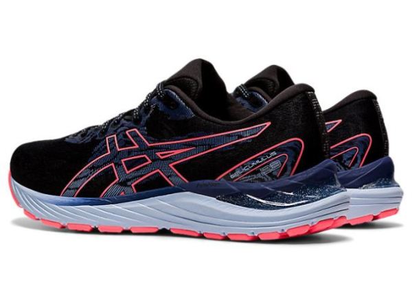 ASICS SHOES | GEL-CUMULUS 23 - Black/Blazing Coral