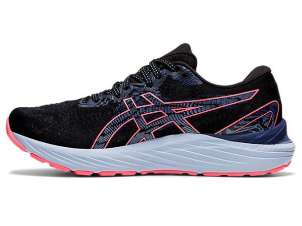 ASICS SHOES | GEL-CUMULUS 23 - Black/Blazing Coral