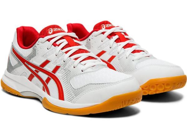 ASICS SHOES | GEL-ROCKET 9 - White/Classic Red