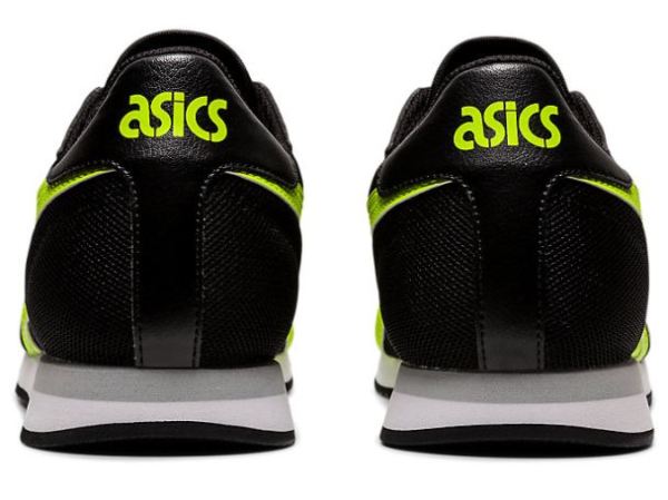 ASICS SHOES | TIGER RUNNER - Black/Hazard Green