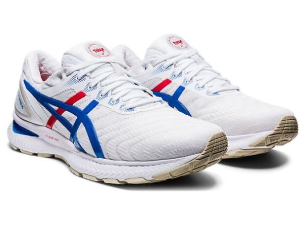 ASICS SHOES | GEL-Nimbus 22 Retro Tokyo - White/Electric Blue