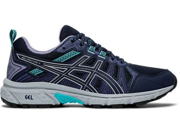 ASICS SHOES | GEL-VENTURE 7 (D) - Black/Silver