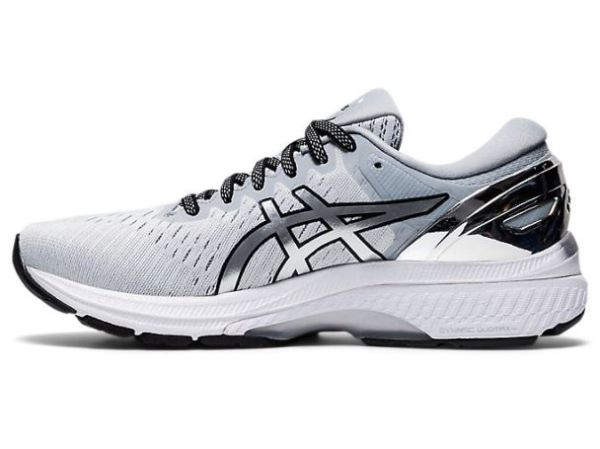 ASICS SHOES | GEL-KAYANO 27 PLATINUM - Glacier Grey/Pure Silver