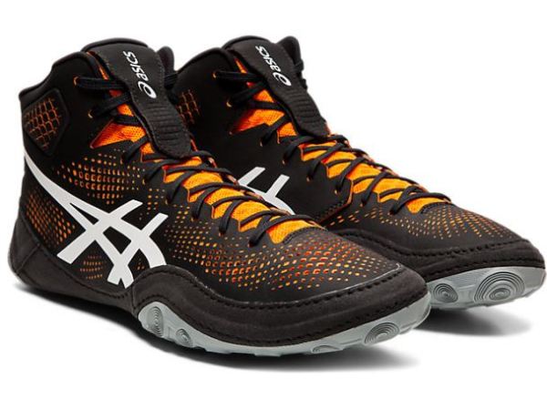 ASICS SHOES | DAN GABLE EVO 2 - Black/Shocking Orange