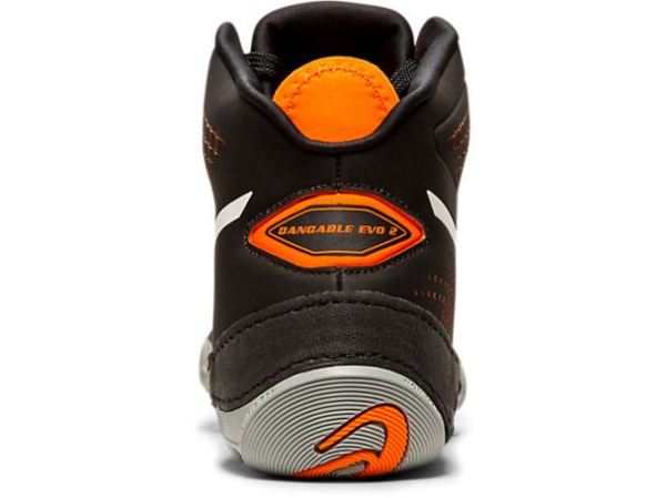 ASICS SHOES | DAN GABLE EVO 2 - Black/Shocking Orange