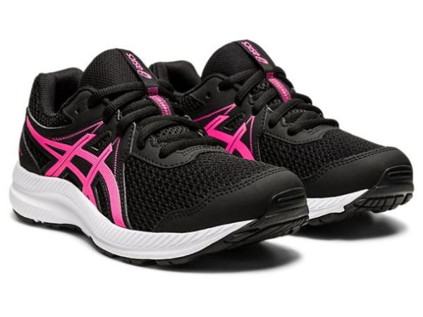 ASICS SHOES | CONTEND 7 GS - Black/Hot Pink