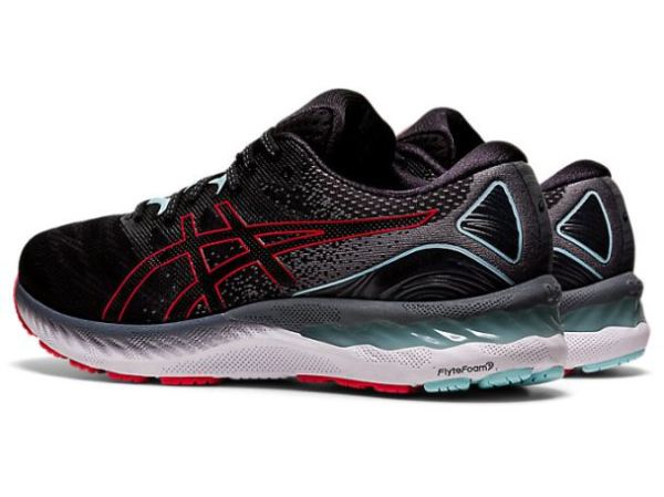 ASICS SHOES | GEL-NIMBUS 23 - Black/Electric Red