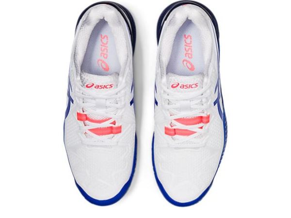 ASICS SHOES | GEL-Resolution 8 - White/Lapis Lazuli Blue