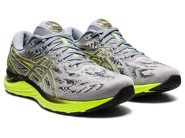 ASICS SHOES | GEL-CUMULUS 23 - Sheet Rock/Hazard Green