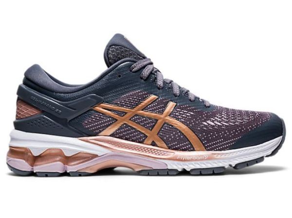 ASICS SHOES | GEL-KAYANO 26 - Metropolis/Rose Gold