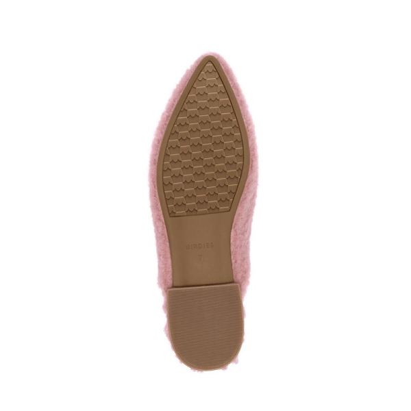 Birdies | The Lark-Pink Faux Shearling Women Slide-Blush Faux Shearling