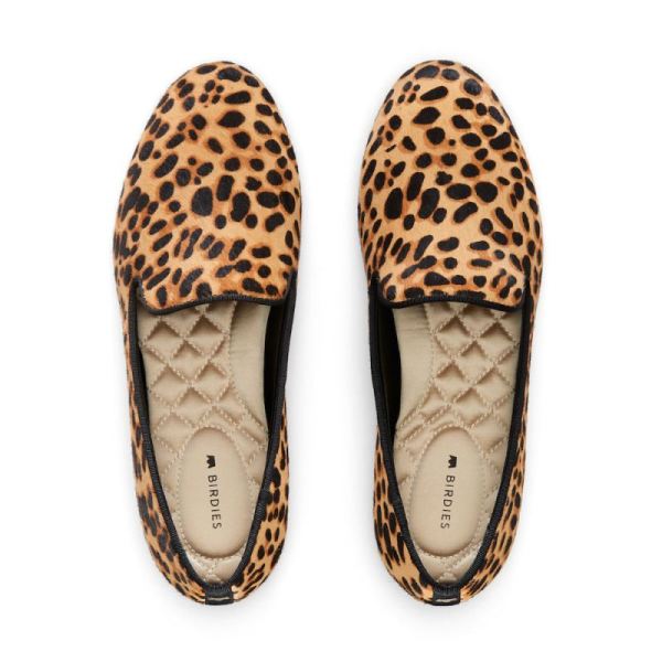 Birdies | The Starling-Cheetah Women Flat-Cheetah Calf Hair