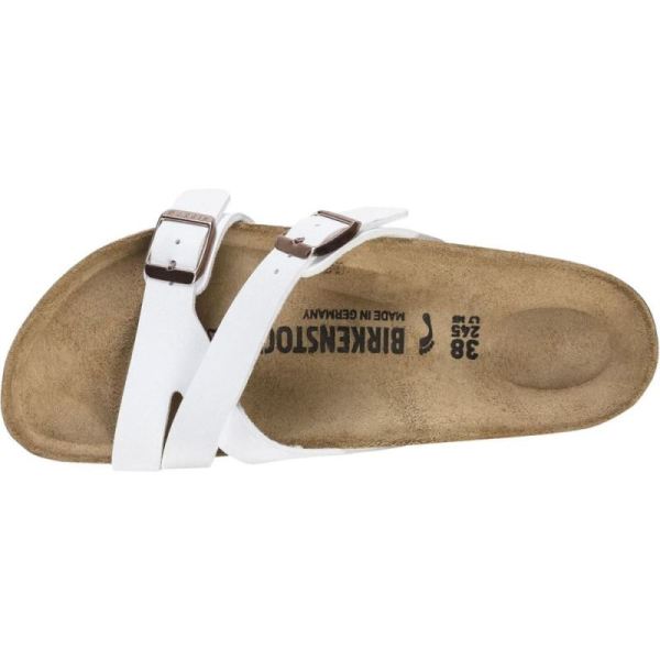 Birkenstock-Women's Yao Birko-Flor Slide White Birko-Flor