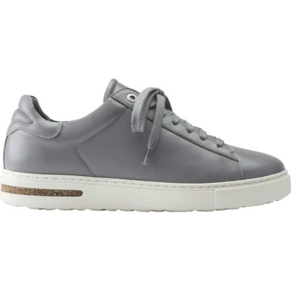 Birkenstock-Women's Bend Leather Sneaker Gray Leather