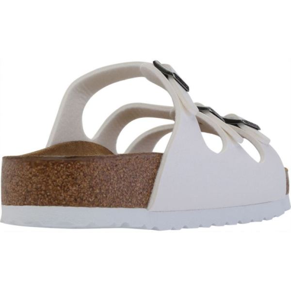 Birkenstock-Women's Florida Birko-Flor White Birko-Flor