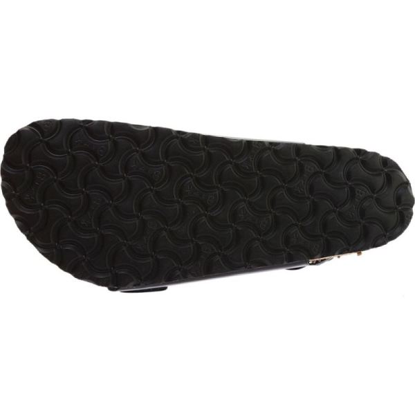 Birkenstock-Men's Milano Amalfi Leather with Soft Footbed Active Sandal Black Amalfi Leather