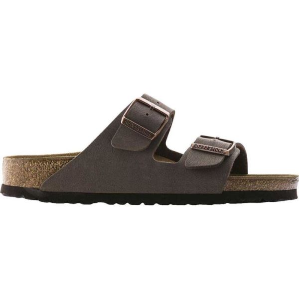 Birkenstock-Men's Arizona Birkibuc Slide Mocha Birkibuc