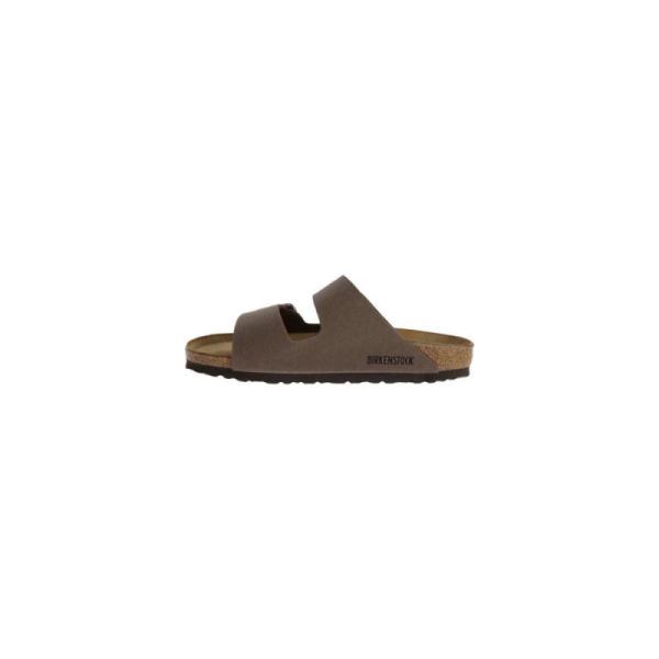 Birkenstock-Men's Arizona Birkibuc Slide Mocha Birkibuc