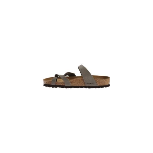 Birkenstock-Women's Mayari Birkibuc Strappy Sandal Stone