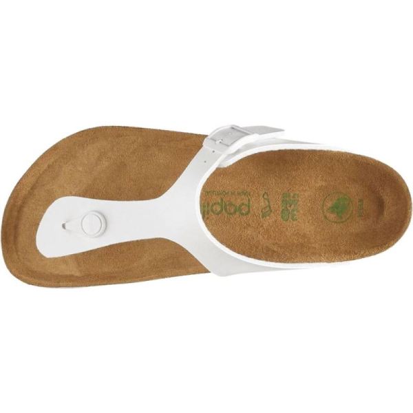 Birkenstock-Women's Papillio Gizeh Platform Thong Sandal White Birko-Flor