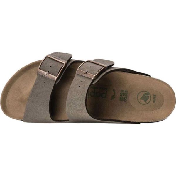 Birkenstock-Women's Arizona Platform Vegan Slide Mocha Birko-Flor