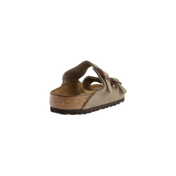 Birkenstock-Women's Arizona Suede Sandal Taupe Suede