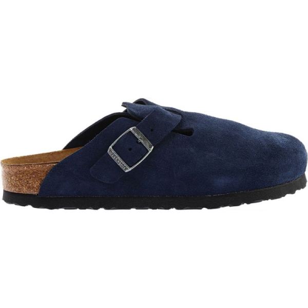 Birkenstock-Women's Boston Suede with Soft Footbed Night Suede