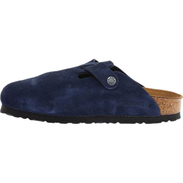 Birkenstock-Women's Boston Suede with Soft Footbed Night Suede