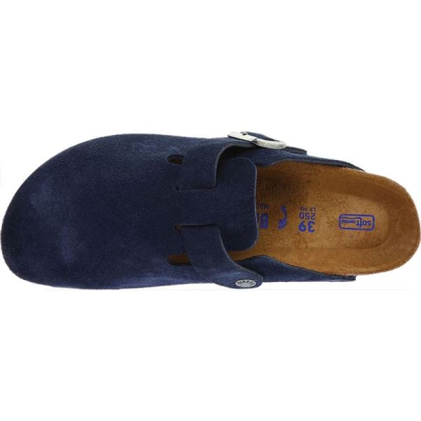 Birkenstock-Women's Boston Suede with Soft Footbed Night Suede