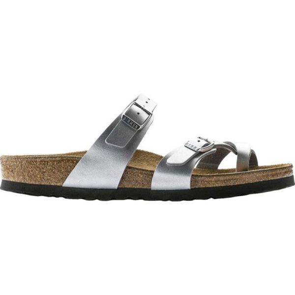 Birkenstock-Women's Mayari Birko Flor Strappy Sandal Silver