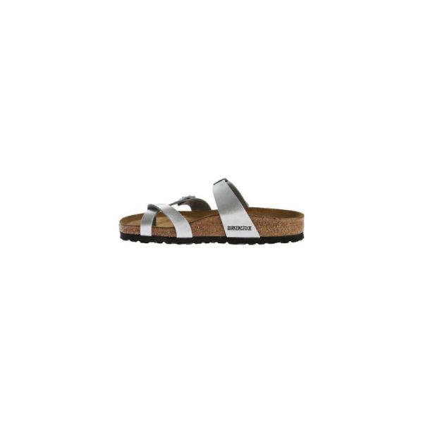 Birkenstock-Women's Mayari Birko Flor Strappy Sandal Silver