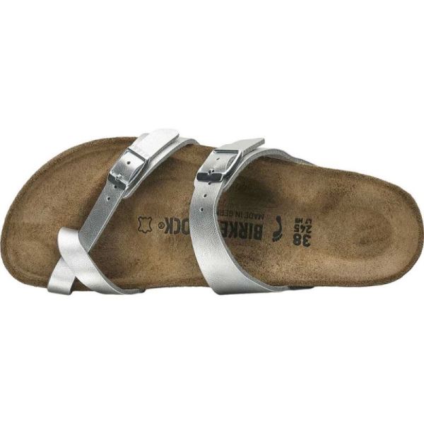 Birkenstock-Women's Mayari Birko Flor Strappy Sandal Silver