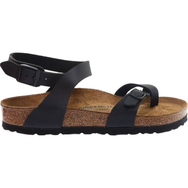 Birkenstock-Women's Yara Toe Loop Sandal Black Birko-Flor