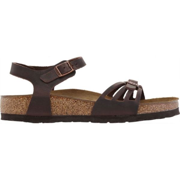 Birkenstock-Women's Bali Ankle Strap Cork Sandal Habana Oiled Leather