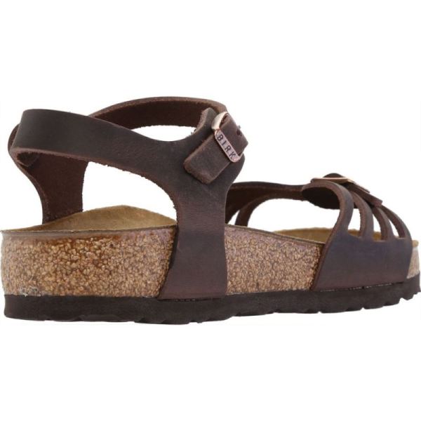 Birkenstock-Women's Bali Ankle Strap Cork Sandal Habana Oiled Leather