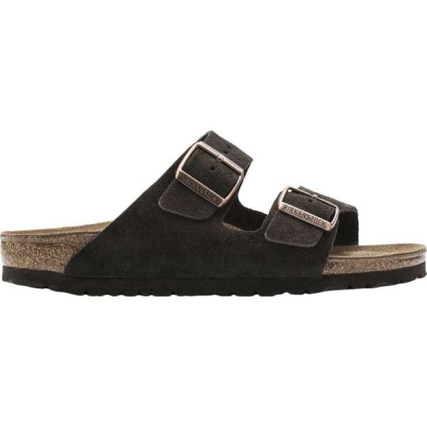 Birkenstock-Women's Arizona Suede Sandal Mocha Suede