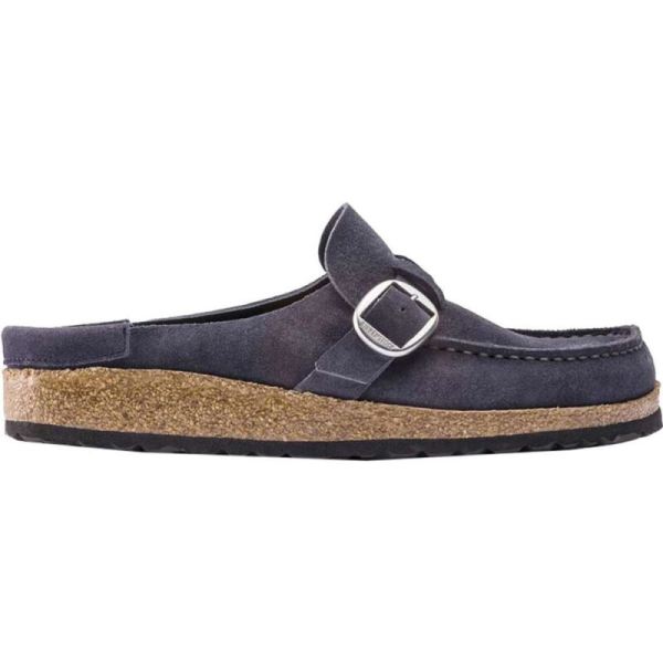 Birkenstock-Women's Buckley Moc Toe Suede Clog Night Suede