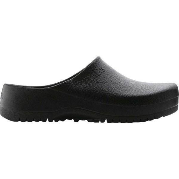 Birkenstock-Men's Super Birki Clog Black Polyurethane