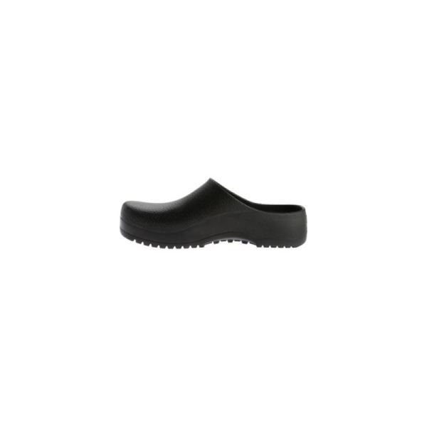 Birkenstock-Men's Super Birki Clog Black Polyurethane