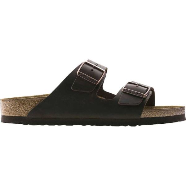 Birkenstock-Men's Arizona Oiled Leather Slide Habana Oiled Leather