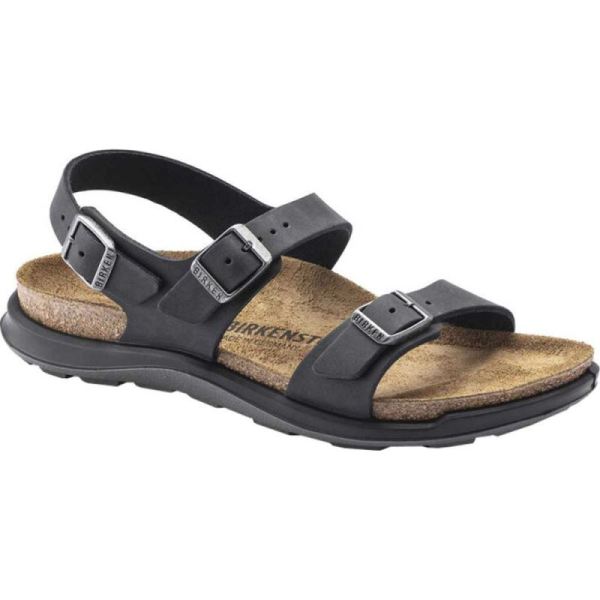 Birkenstock-Women's Sonora CT Slingback Sandal Black Oiled Nubuck Leather