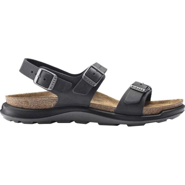 Birkenstock-Women's Sonora CT Slingback Sandal Black Oiled Nubuck Leather